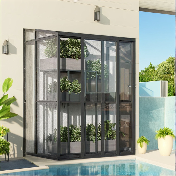 Maza Mini Wall Aluminum Greenhouse