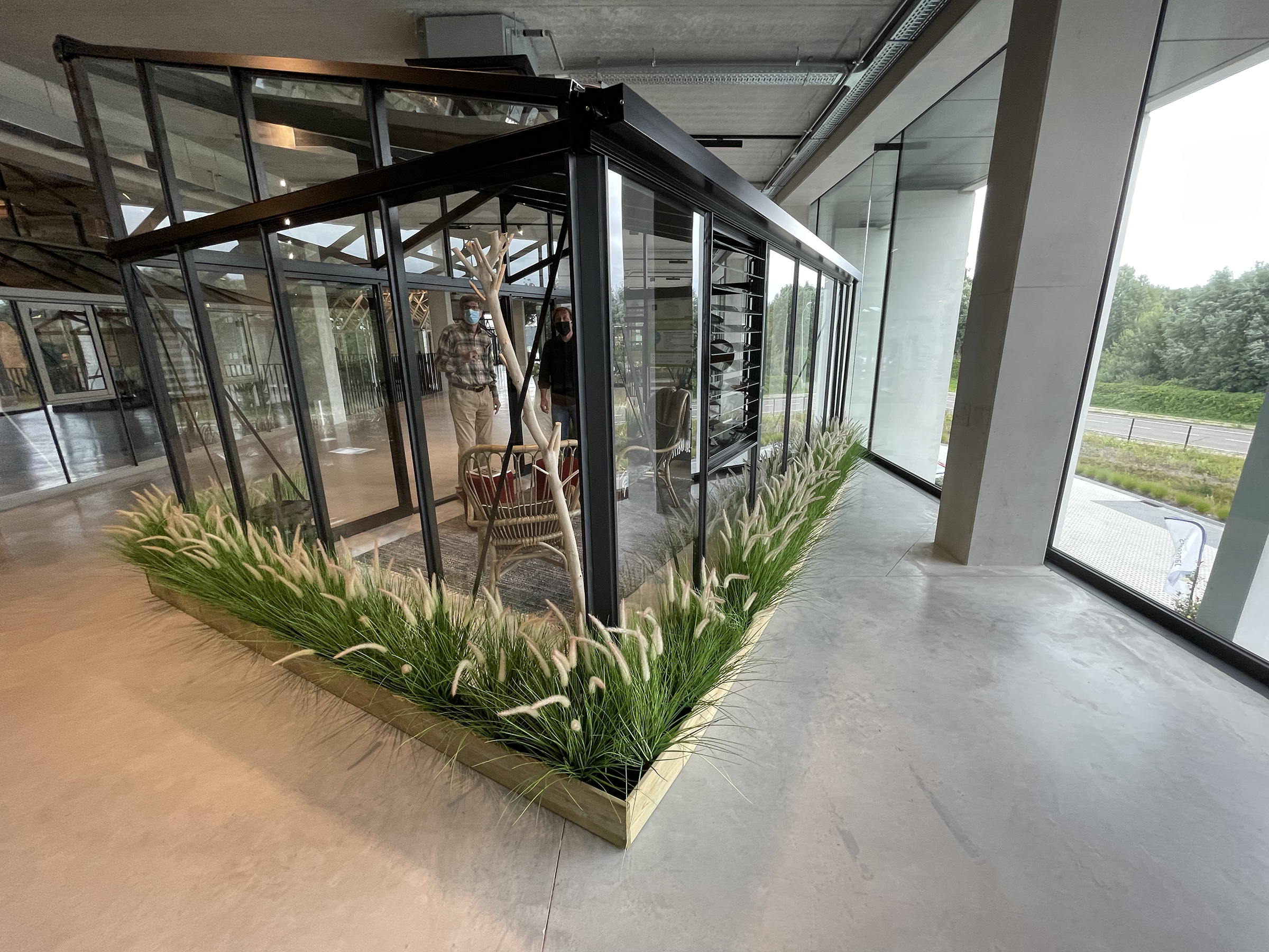 The Modern from the back