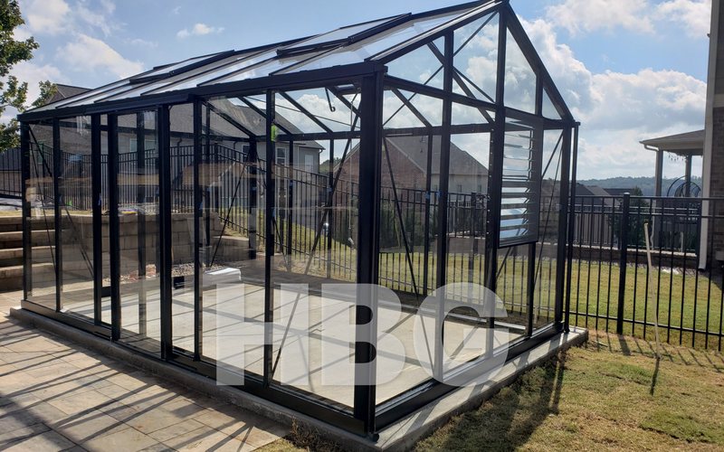 Royal Victorian VI34 greenhouse built by HBGreenhouses in Mecklenburg County, NC